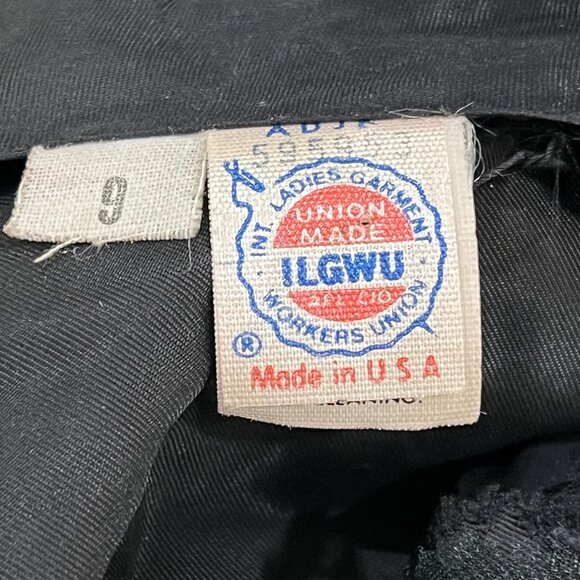 STUNNING Vintage 50s Black Sequin Princess Strapless Organza Ball Gown Size 9 - Picture 4 of 16